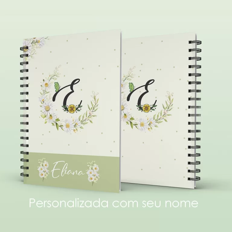 Agenda Nome Margaridas Verde – 2024 – 