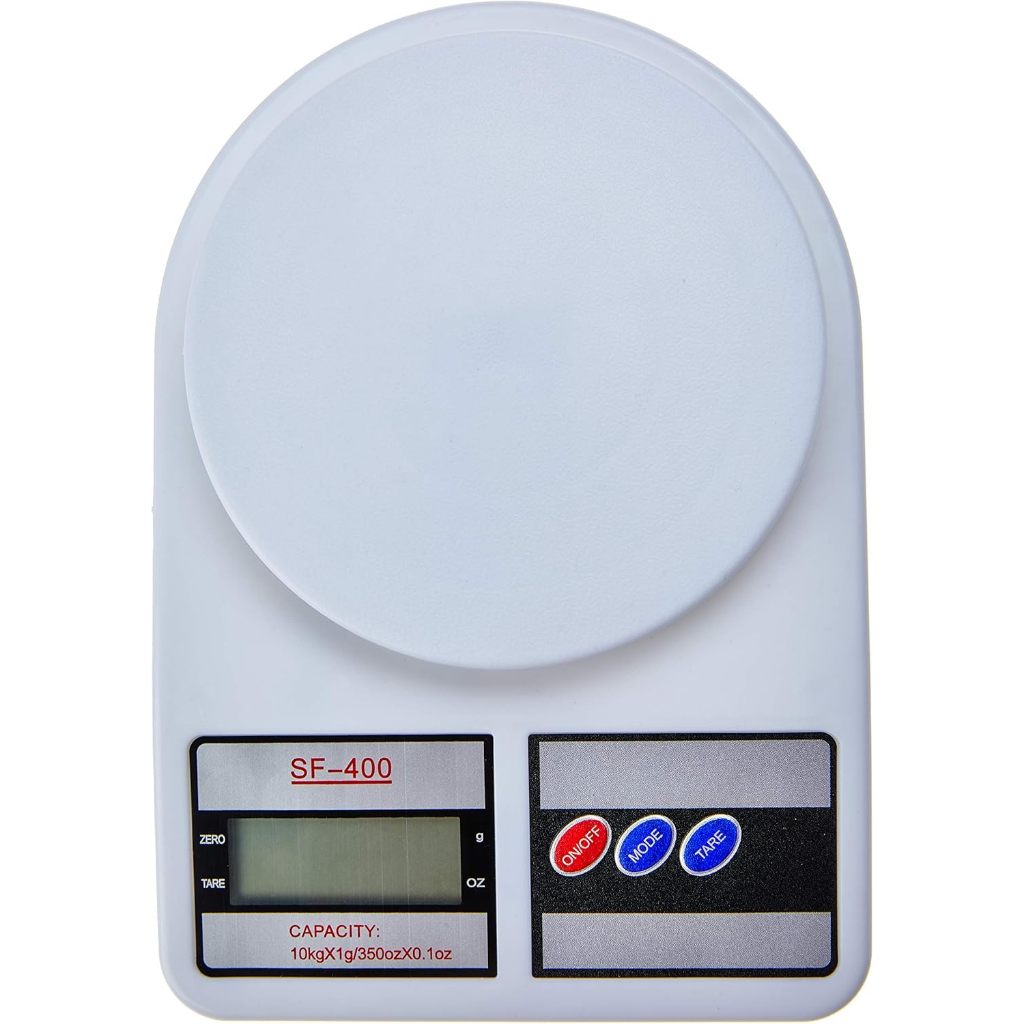 Balança Digital De Cozinha  Precisão, Até 10kg, Escala 1 grama Nutrição E Dieta