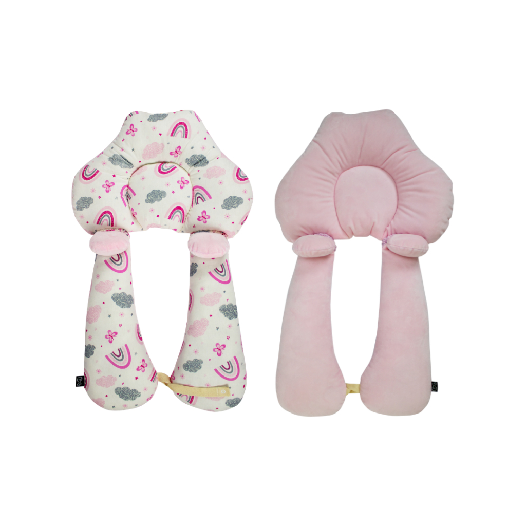 Travesseiro Para Bebê Anatômico Almofada Ninho De Segurança Dormir Calmante 2 em 1 Dupla Face