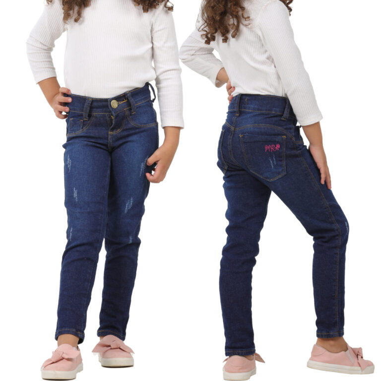 Calça Infantil Jeans Menina Com Lycra MR JEANS