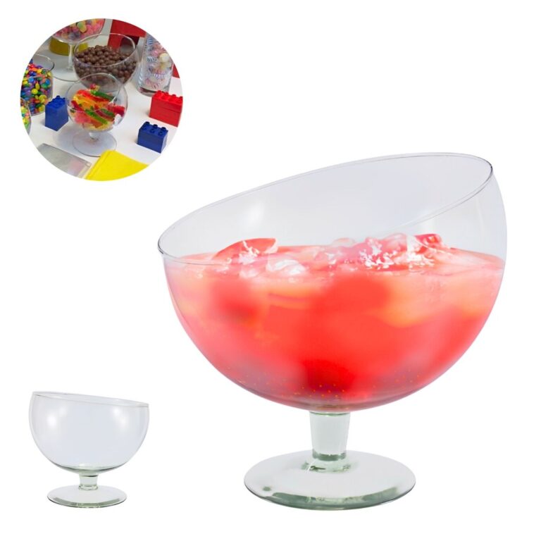 Taça Boca Torta Grande Vidro 1,8 Litros Sobremesa