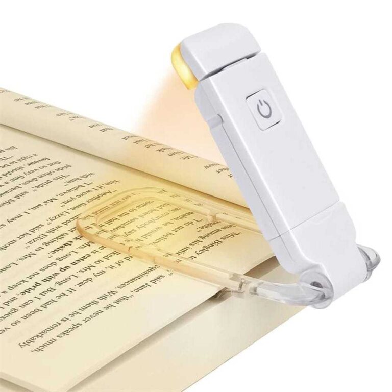 Luz De Leitura De Livros LED Brilho Ajustável USB