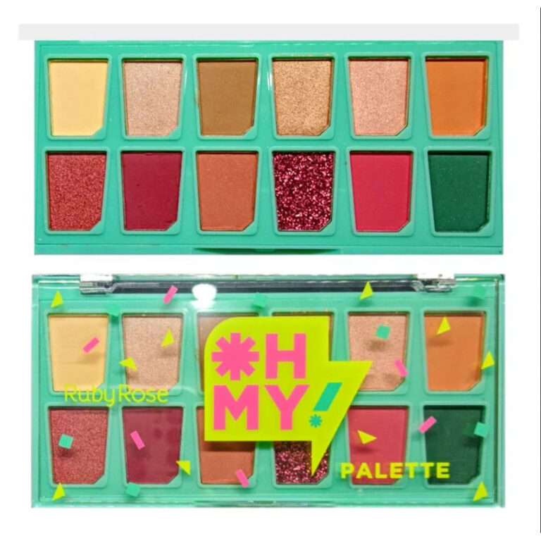 Ruby Rose Paleta de Sombras Oh My 12 Cores HB 1091