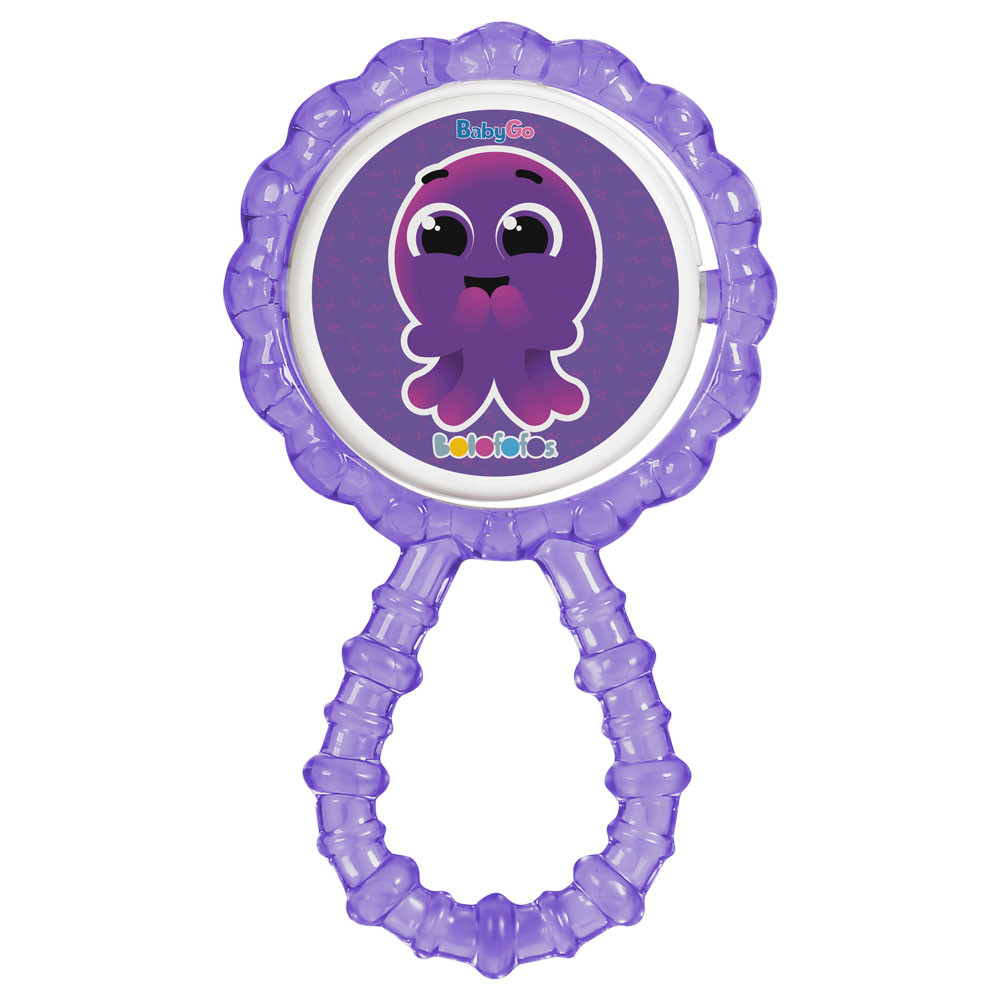 Chocalho Mordedor P/ Bebê Macio Flexível Bolofofos BabyGo