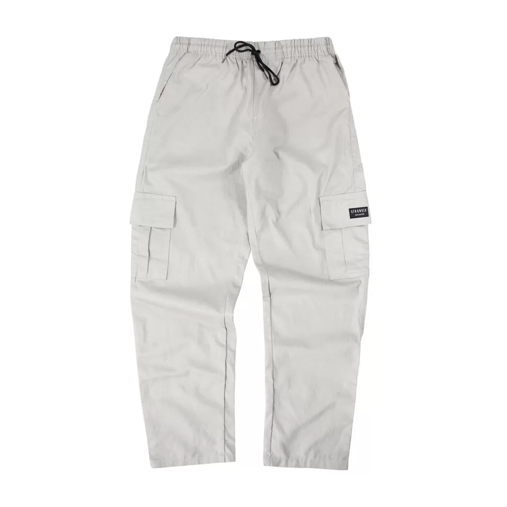Calça Cargo Reta Stranger Simple Areia
