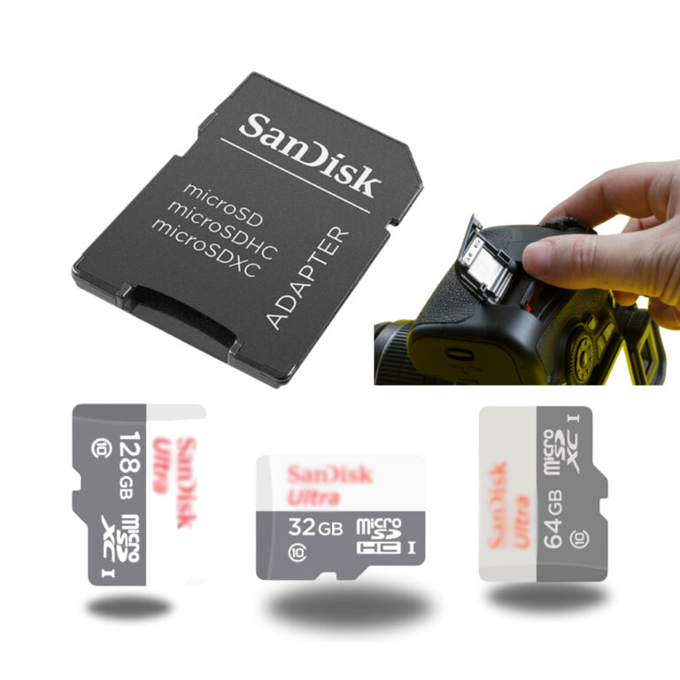 KIT  Cartão Memória Micro SD Ultra  64GB 128GB C