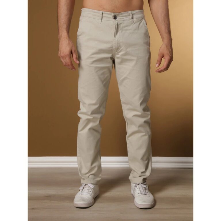 Calça de Sarja Social Masculina Bolso Embutido Sl