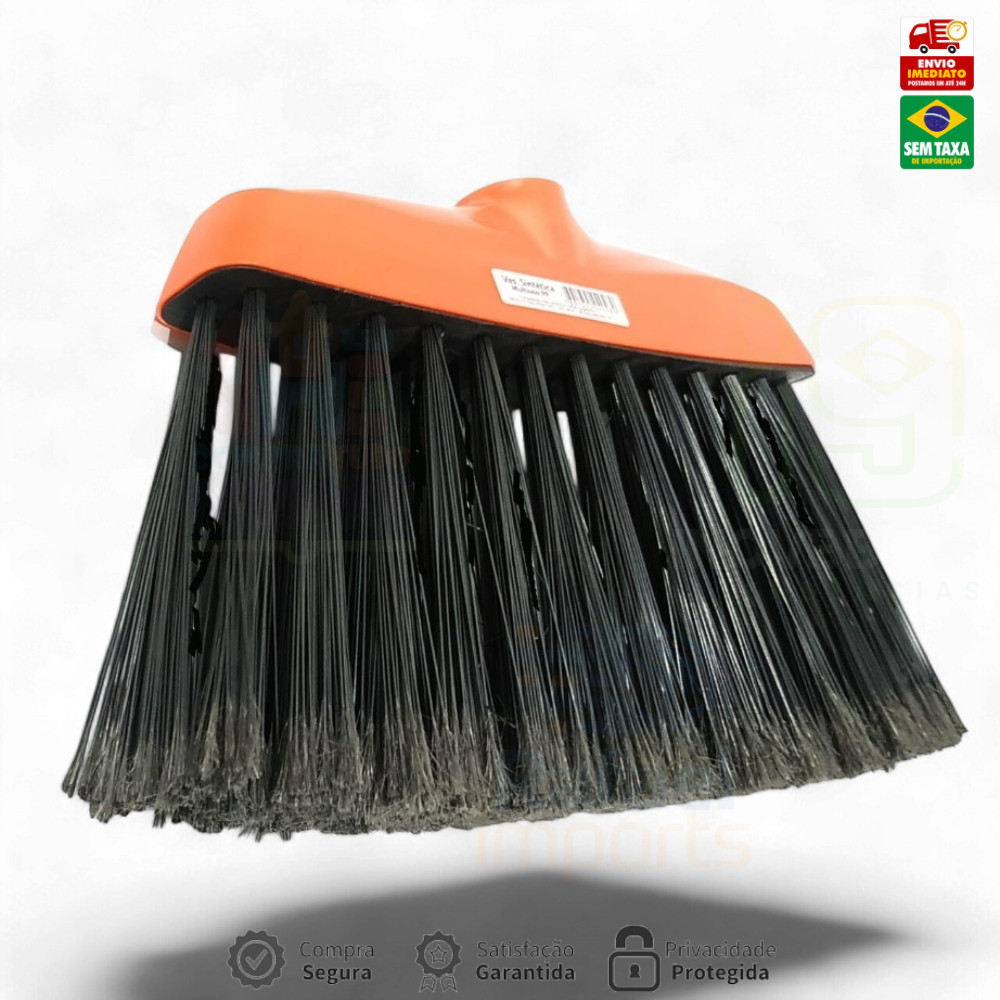 Vassoura Multiuso Varre Fácil Com Cabo Cerdas Cruzadas Agarra Melhor A Sujeira Condor