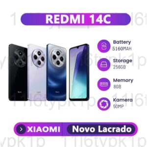 Xiaomi Redmi 14c 256GB: Potência e Tela Gigante na Sua Mão!