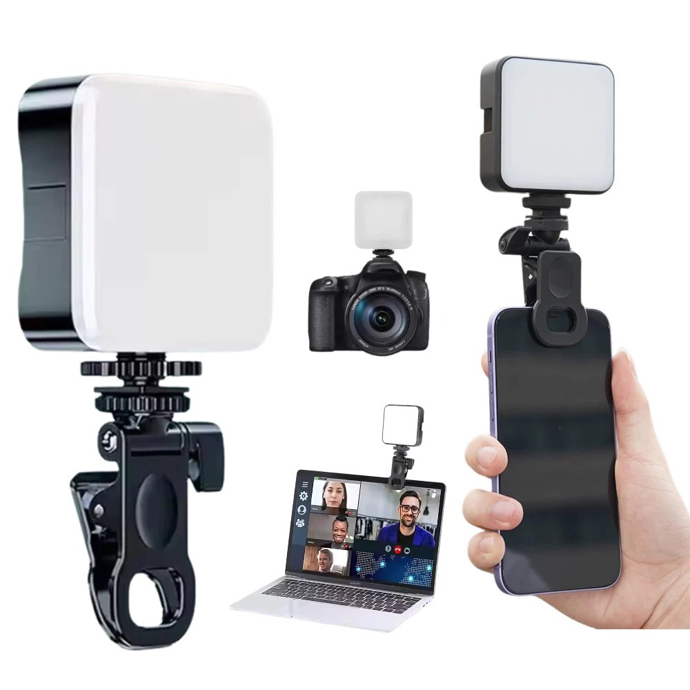 Iluminação Fotográfica Noturna De Preenchimento Mini LED Luz De Vídeo De Lâmpada Portátil Fotografia