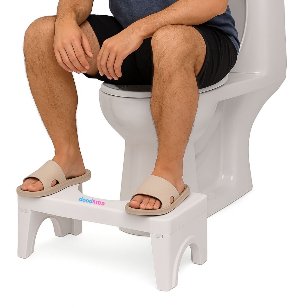 Banquinho de Cócoras de Apoio Pés Dobrável EASYPOOP Compacto Resistente Confortável Portátil