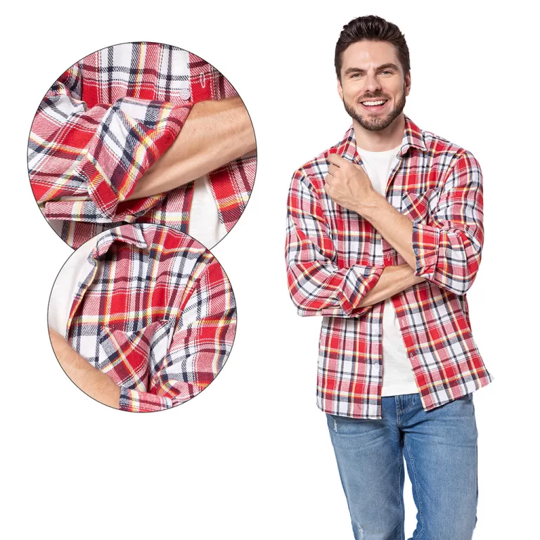 Camisa Flanela Xadrez Adulto Casual Festa Junina C