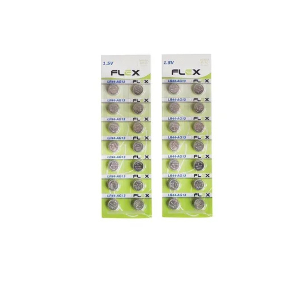 Bateria Pilha Flex Gold De Botão LR621/AG1, LR66/ LR826/AG4/ LR41W/AG3