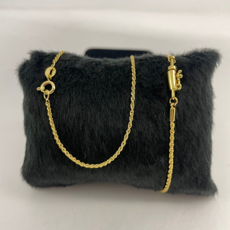 Kit Masculino de Ouro 18k Corrente e Pulseira Baia