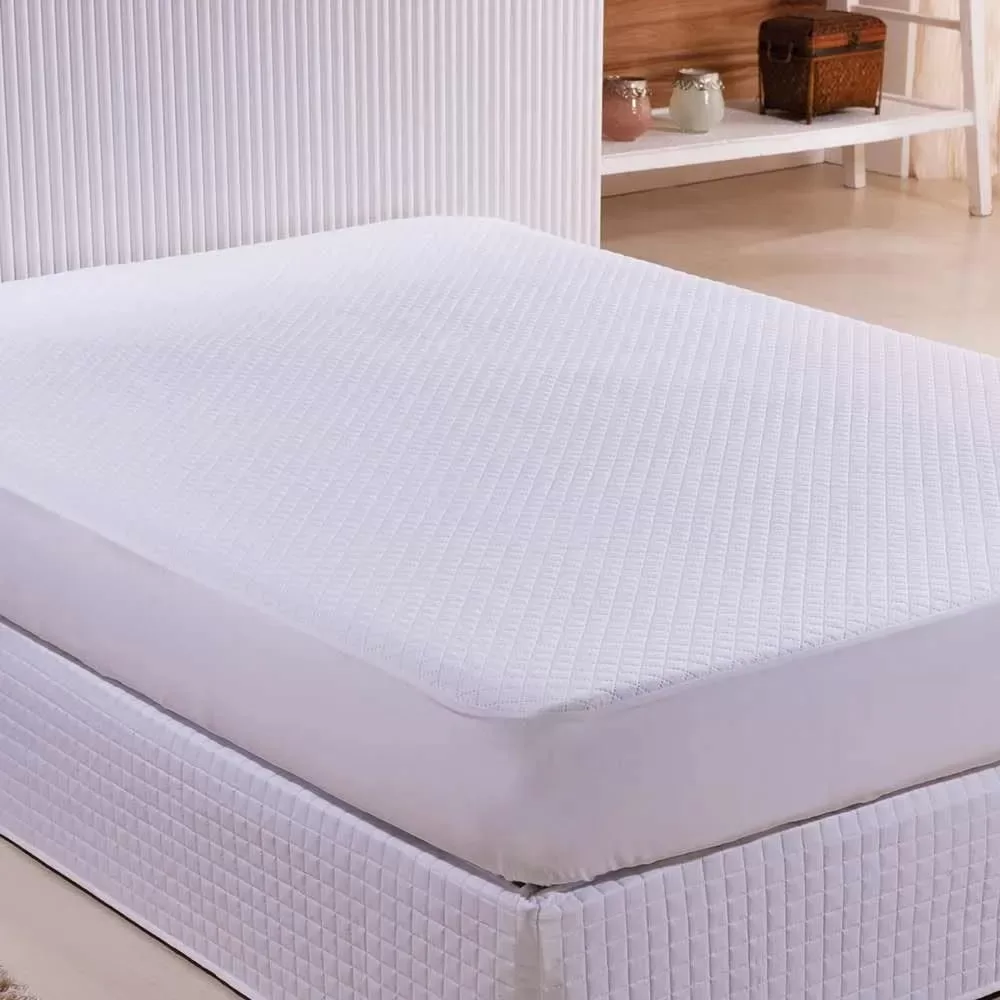 protetor de colchão impermeável com elástico capa de colchão casal, queen, king ou solteiro