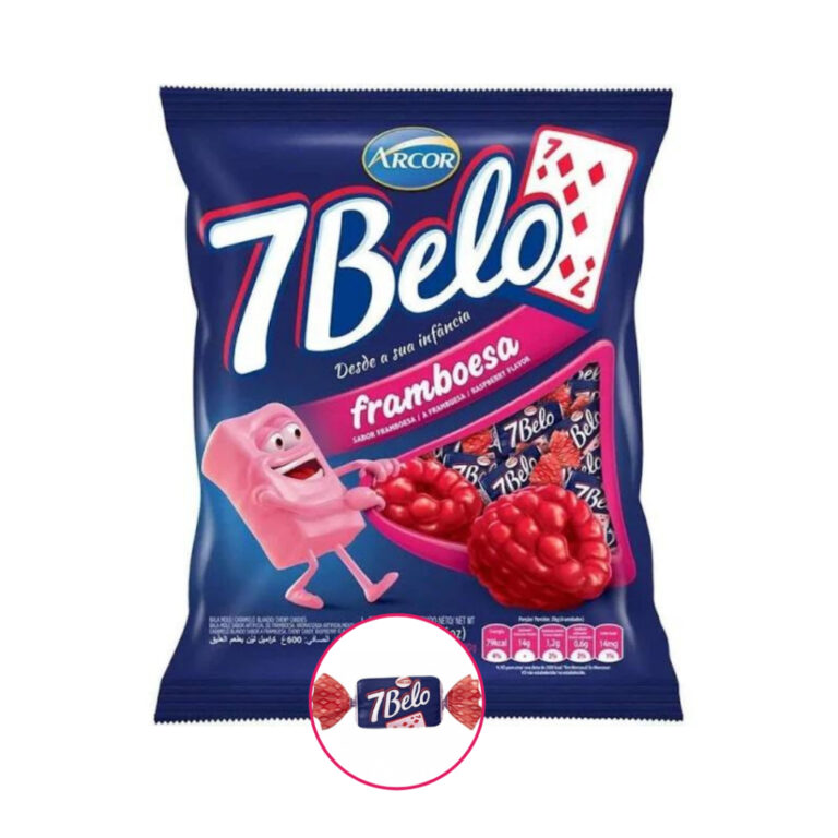 Bala 7 Belo Framboesa 500gr – Arcor