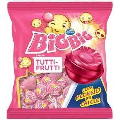 Pirulito Big Big 500g Tutti Fruit Aproximadamente 