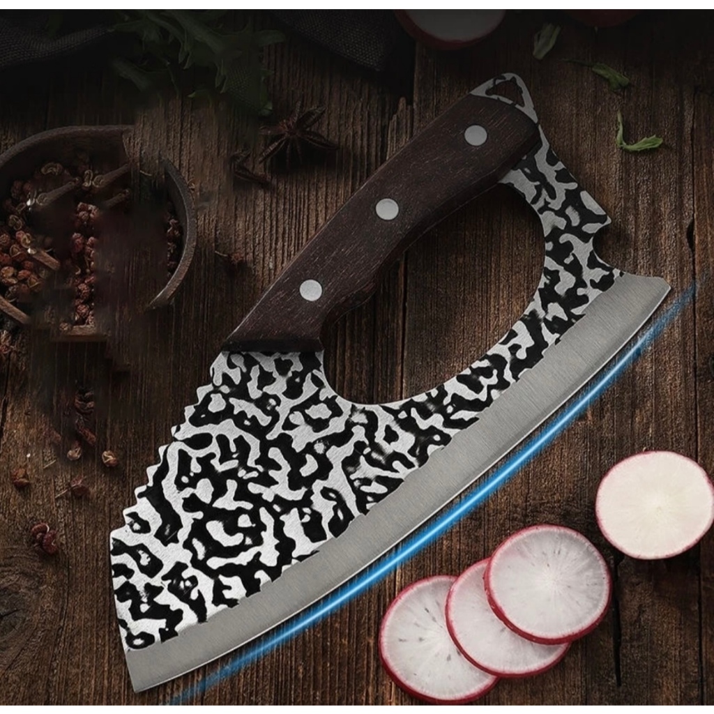 Cutelo Inox Profissional Cabo King Artesanal para Cozinha