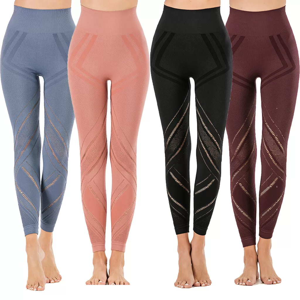 Hot Wind Calça Legging Feminina Academia Fitness Cintura Alta Levanta Bumbum Sem Costura Alta Compre