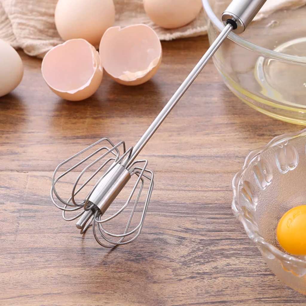 Batedor De Ovos Semi Automático Manual Mixer Profissional Multiuso Para Cozinha