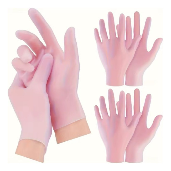 Luva De Silicone Hidratante Para As Mãos Ressecad