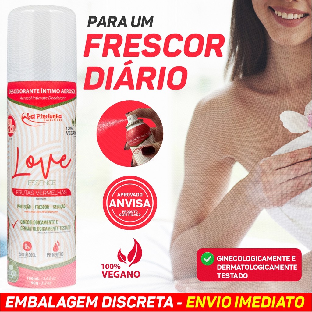 DESODORANTE INTIMO ESSENCE: A SENSACAO DE LIMPEZA QUE VOCE PRECISA