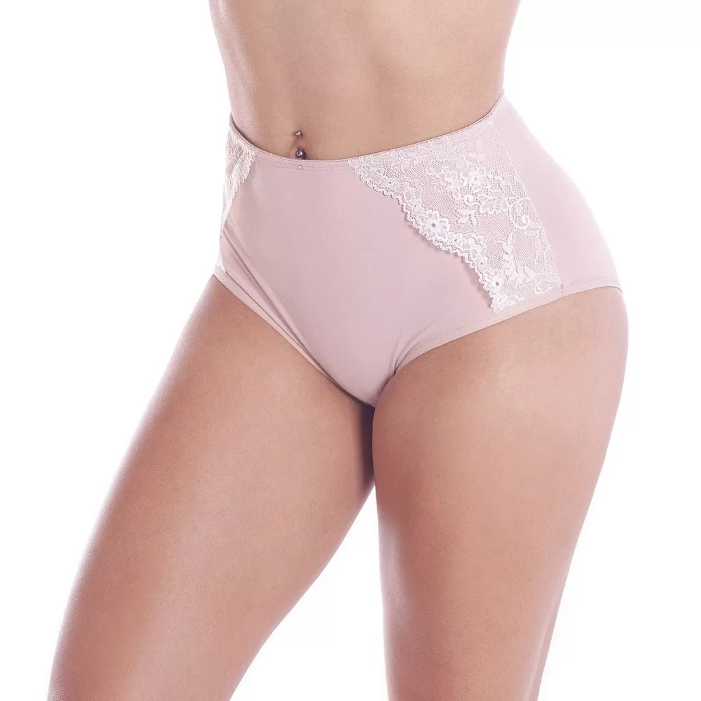 Calcinha cinta pós parto renda alta gestante Morisco .
