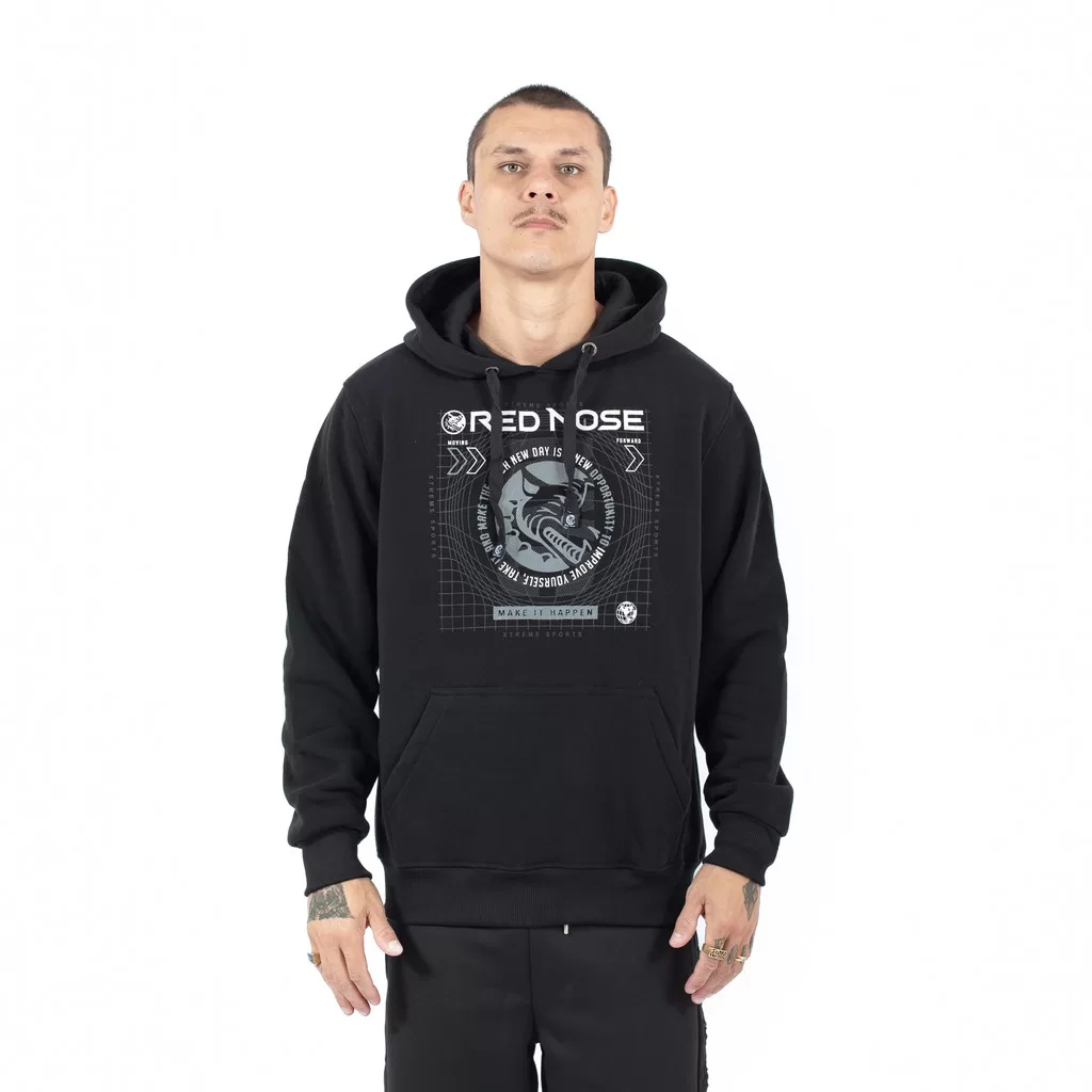 Blusa Moletom Canguru Família Red Nose