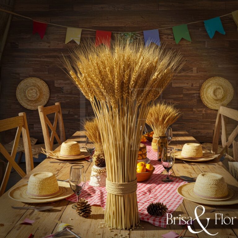 400 Hastes De Trigo Seco Para Decoração Festa Ju