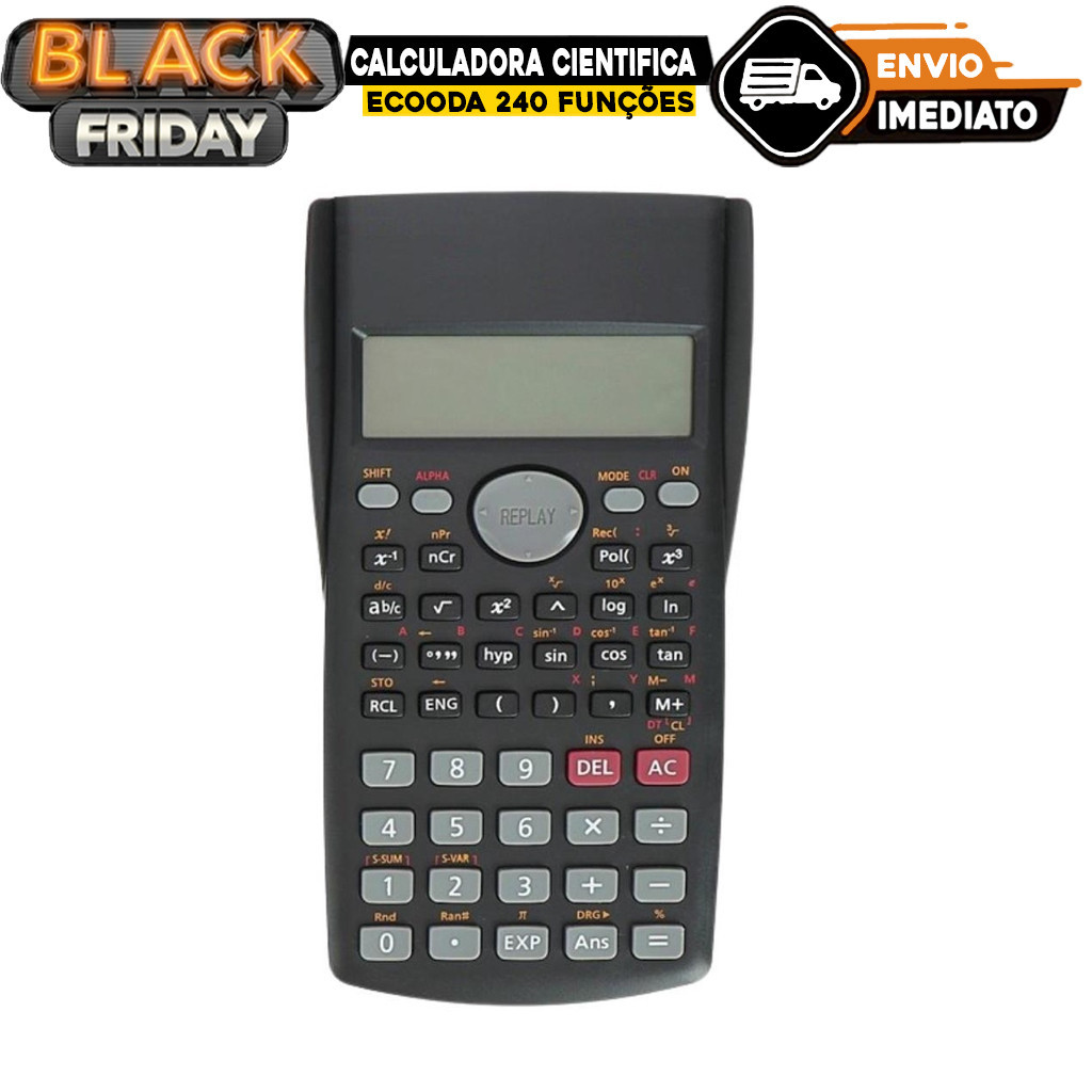 Calculadora Cientifica Ecooda 240 Funções Compatível Pro