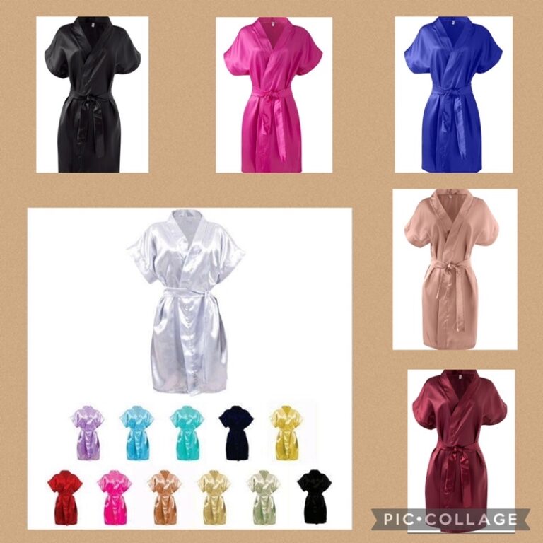 ROBE CETIM C/ ELASTANO SEM BORDADO –
