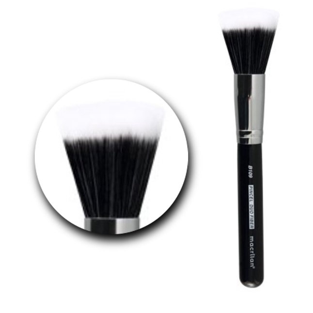 Pincel B109 Profissional Duo Fiber Blush Macrilan