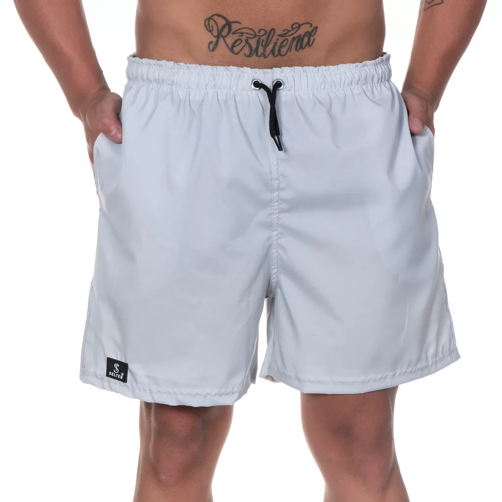 Short Masculino Tactel Moda Praia Liso Neon