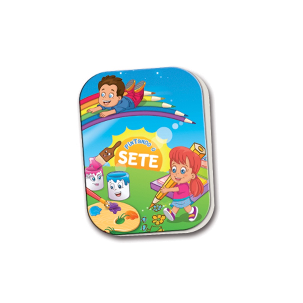 Convite Aniversário Pintando O Sete Junco 8und