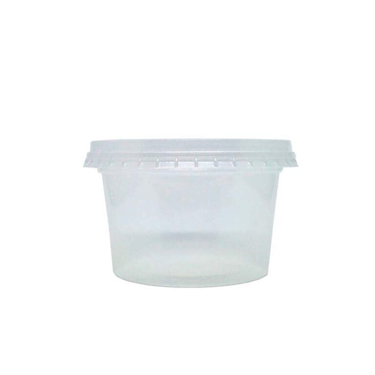 Kit Pote Plástico com Tampa Rioplastic 140ml 25un