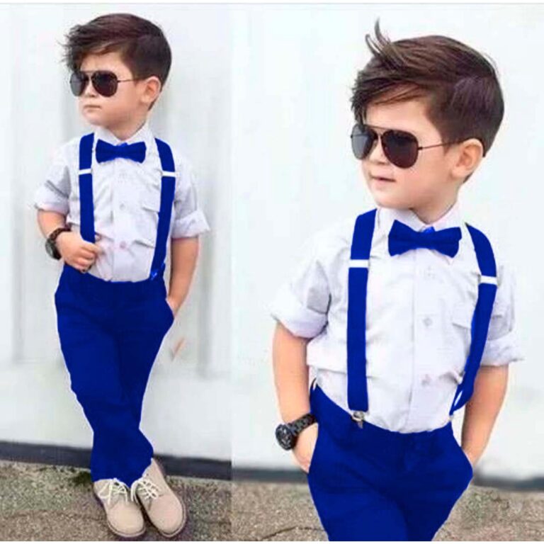 Conjunto Menino Festa Page Social Bebe suspensóri