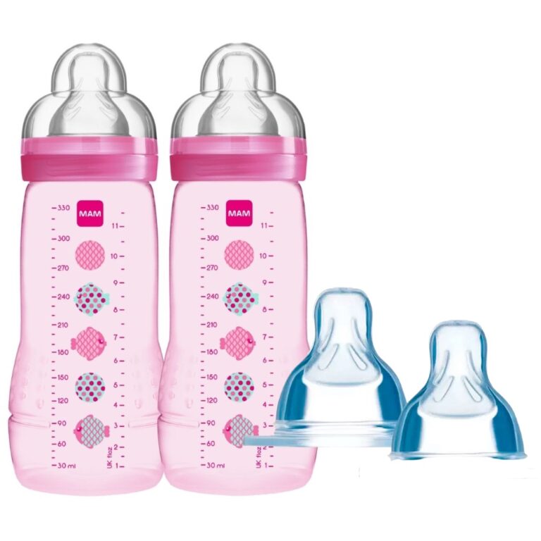 Kit De Mamadeira Mam Easy Active 330ml + 2 Bicos X