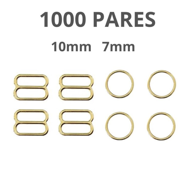 1000  Pares de Argola e Regulador de Metal Para Al