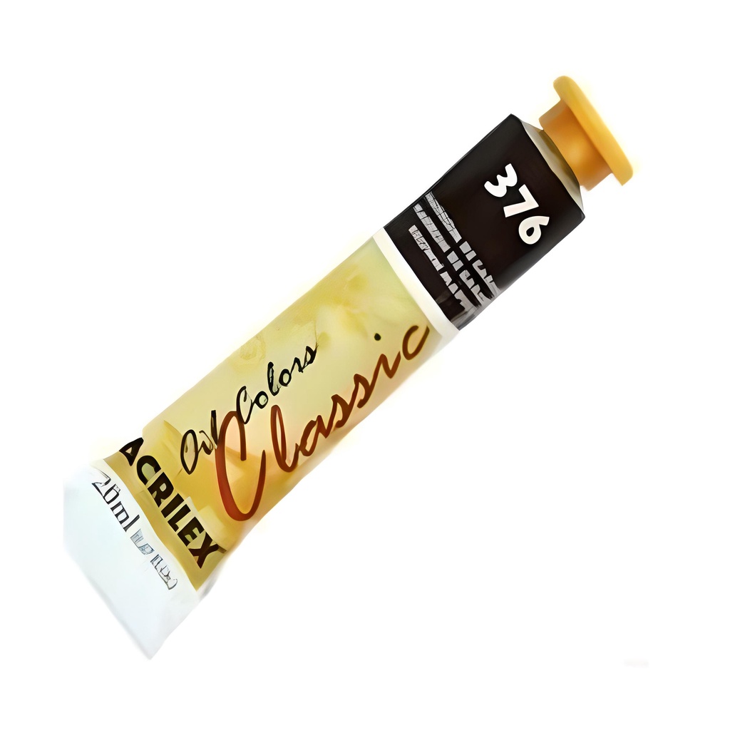 Tinta óleo Acrilex marrom de garanza 376 20ml