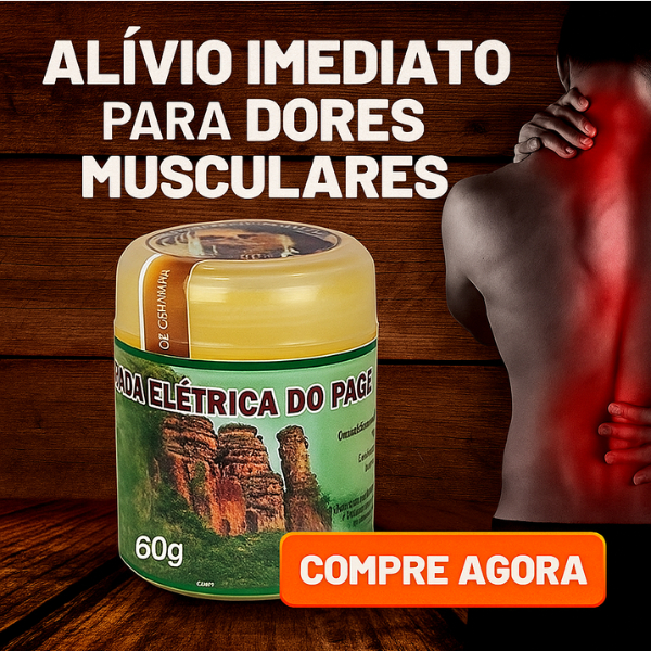 Pomada Elétrica do Pagé 60g  Alívio Rápido par