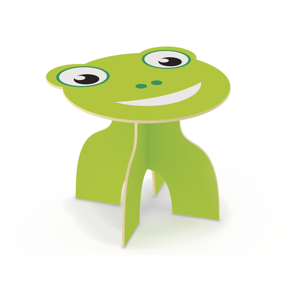 Mesa Infantil Sapinho Frog Animal Kids em Madeira MDF Forte e Resistente