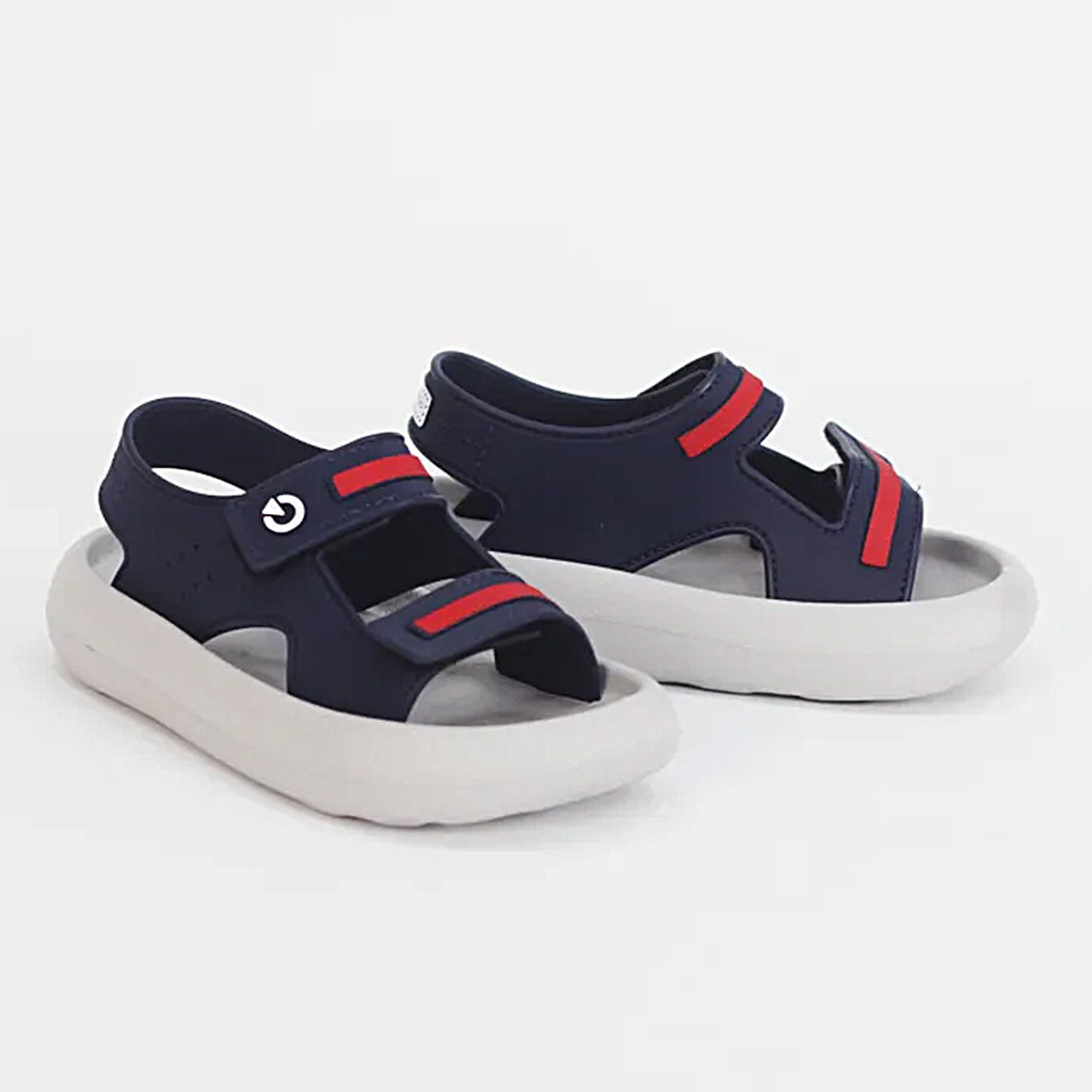 SANDALIA CARTAGO TROY BABY 12254 CINZA/AZUL