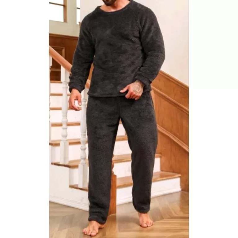 Pijama Masculino, Blusa Manga longa, Calça De Ted
