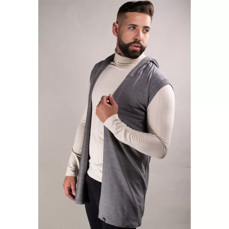 Colete Masculino JotaVê Long Line em Moletinho co