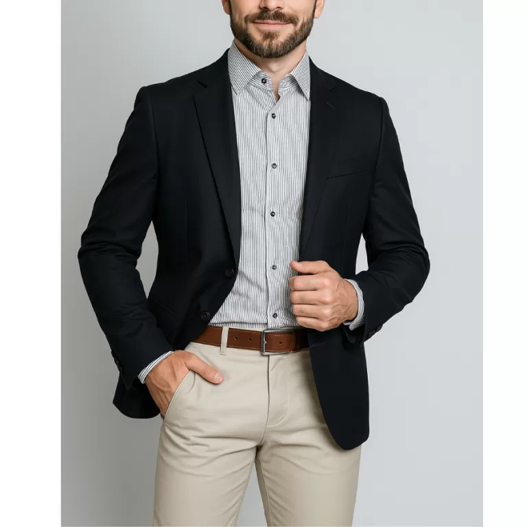 Blazer Masculino Linho Alfaiataria Premium 2 Botõ