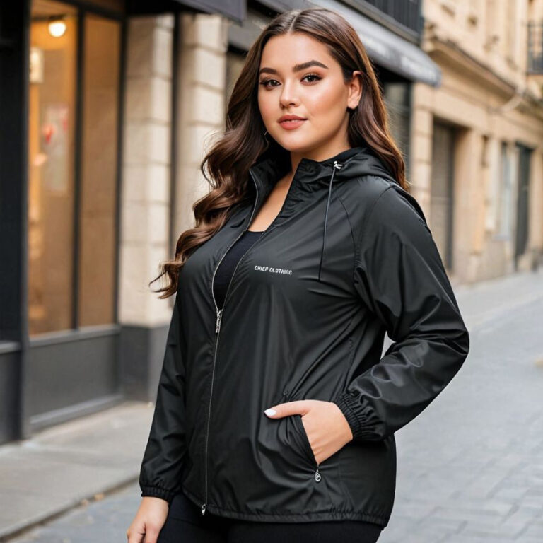 Jaqueta Corta Vento Feminino Impermeável Plus Siz