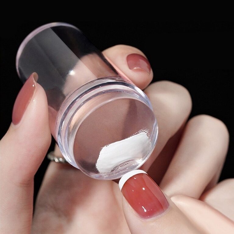 Carimbo De Unha Silicone Transparente Nailart Para