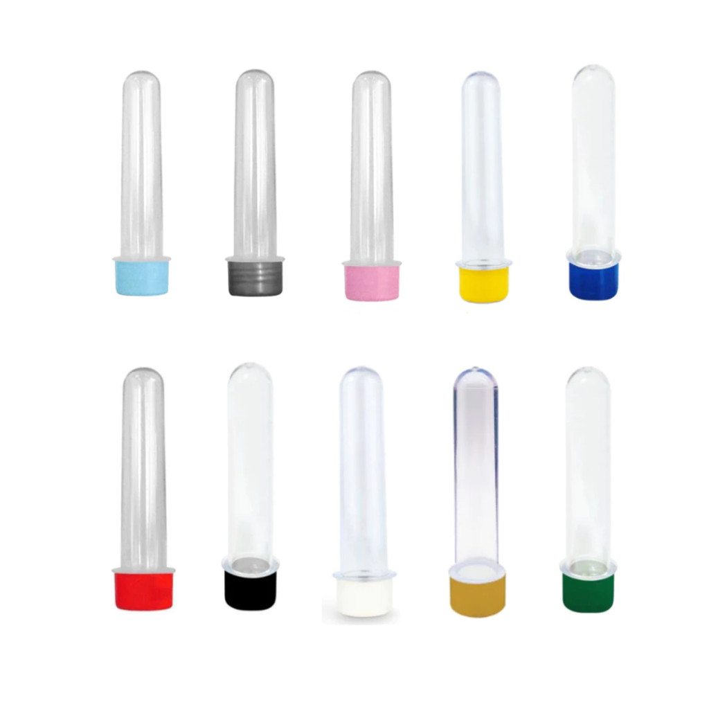 Kit 10, 20, 30, 40 e 50 Tubetes Acrílico 13cm – Decoração Lembrancinhas Para Festa Aniversário