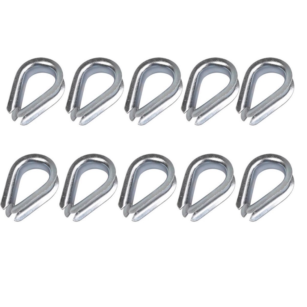 Sapatilha Para Cabo De Aço 10 Unidades Varias Medidas