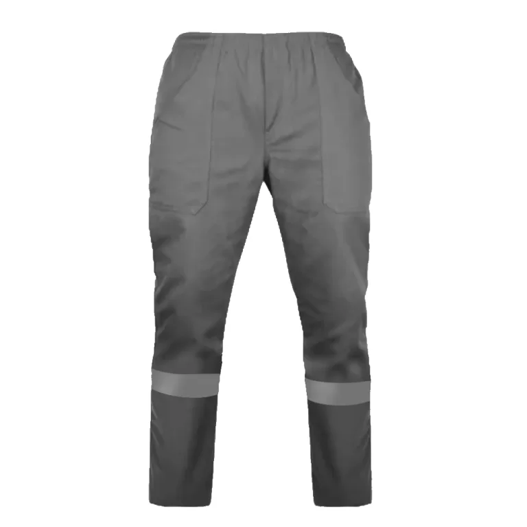 Calça Refletiva Brim – Com Faixa Refletiva 